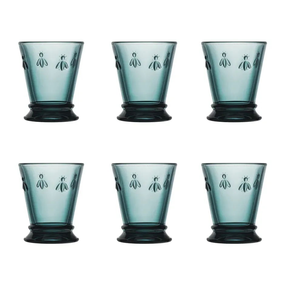 Abeille dricksglas 26 cl 6-pack, Mörkblå