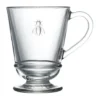 Abeille glas med öra 28 cl 6-pack, Klar
