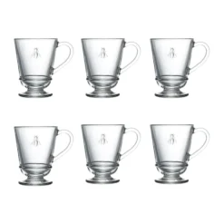 Abeille glas med öra 28 cl 6-pack, Klar