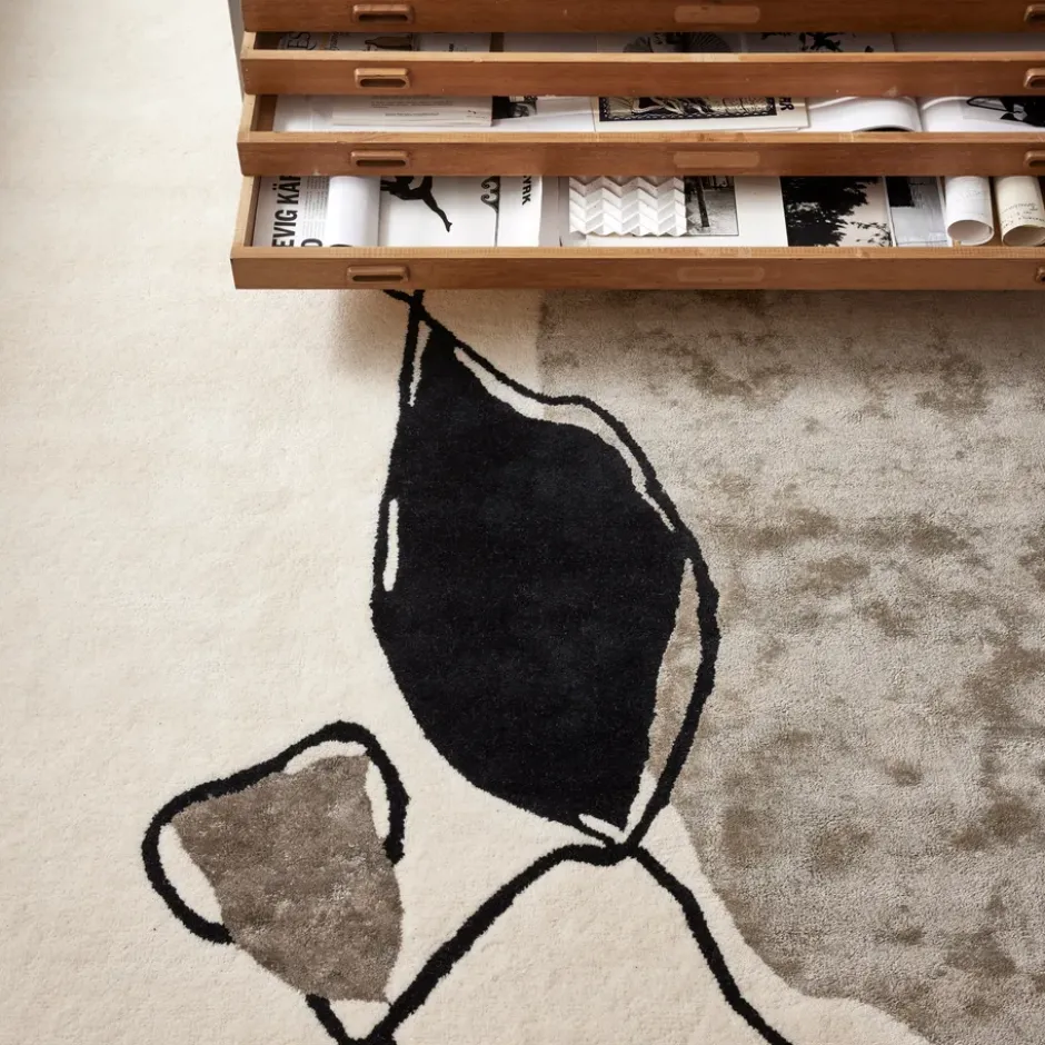 Abstract matta 200x300 cm, Ivory