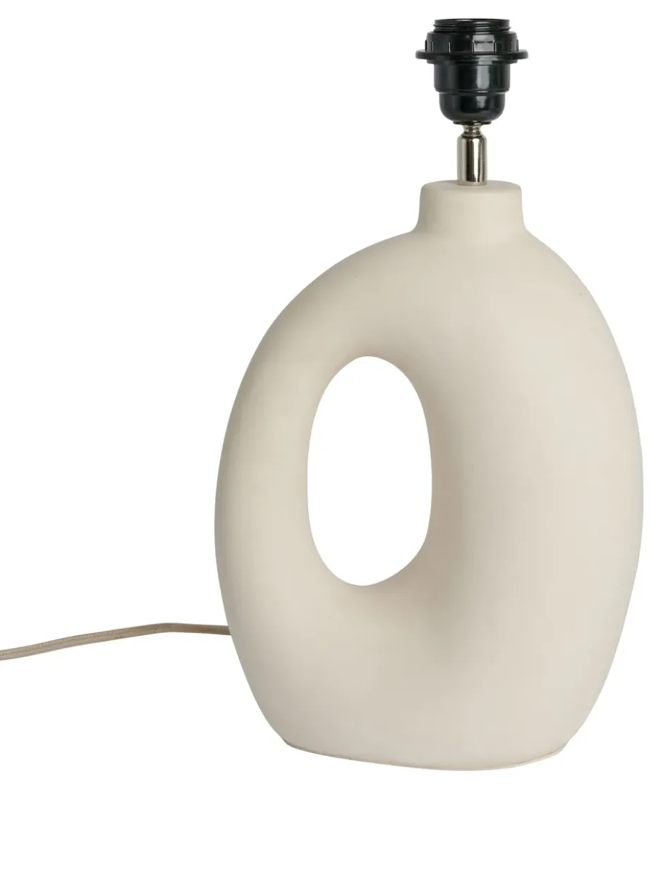 Ada lampfot 38 cm, White-ivory