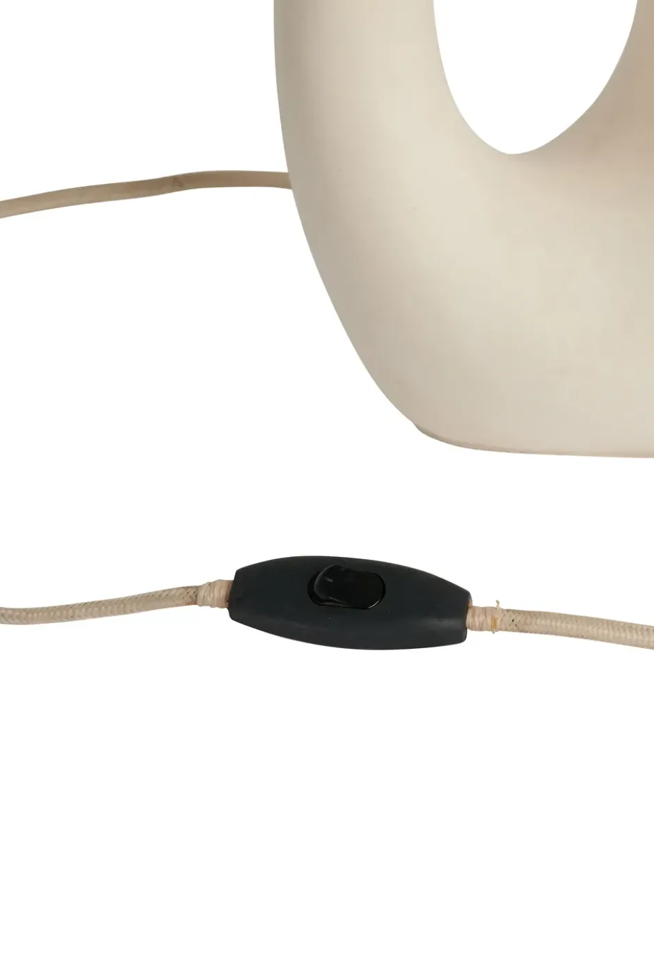 Ada lampfot 38 cm, White-ivory