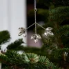 Ada ornament dekorationshänge, Silverfärgad, 5x4x10 cm