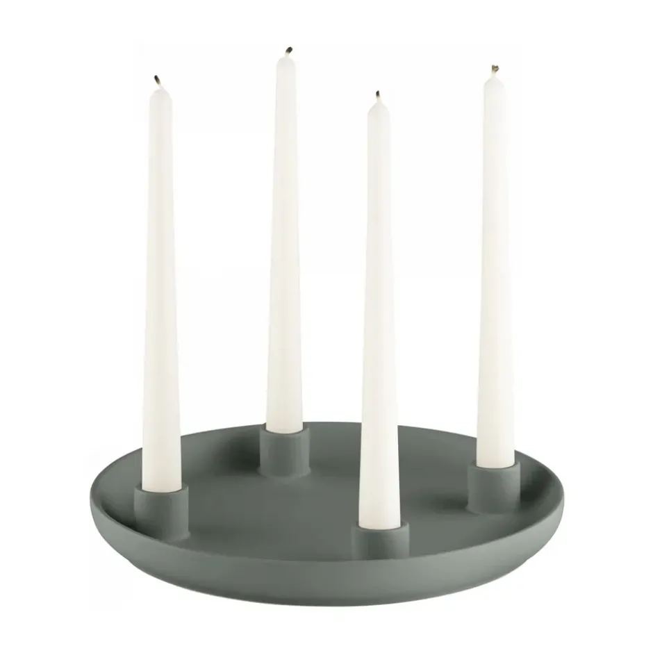 ADVENT ljusstake Ø27 cm, Duck green
