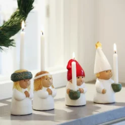 Adventsbarn Stjärngosse, vit