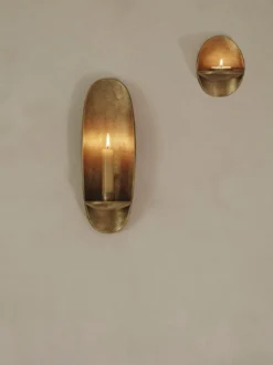 Agapé väggljusstake, Brass finish