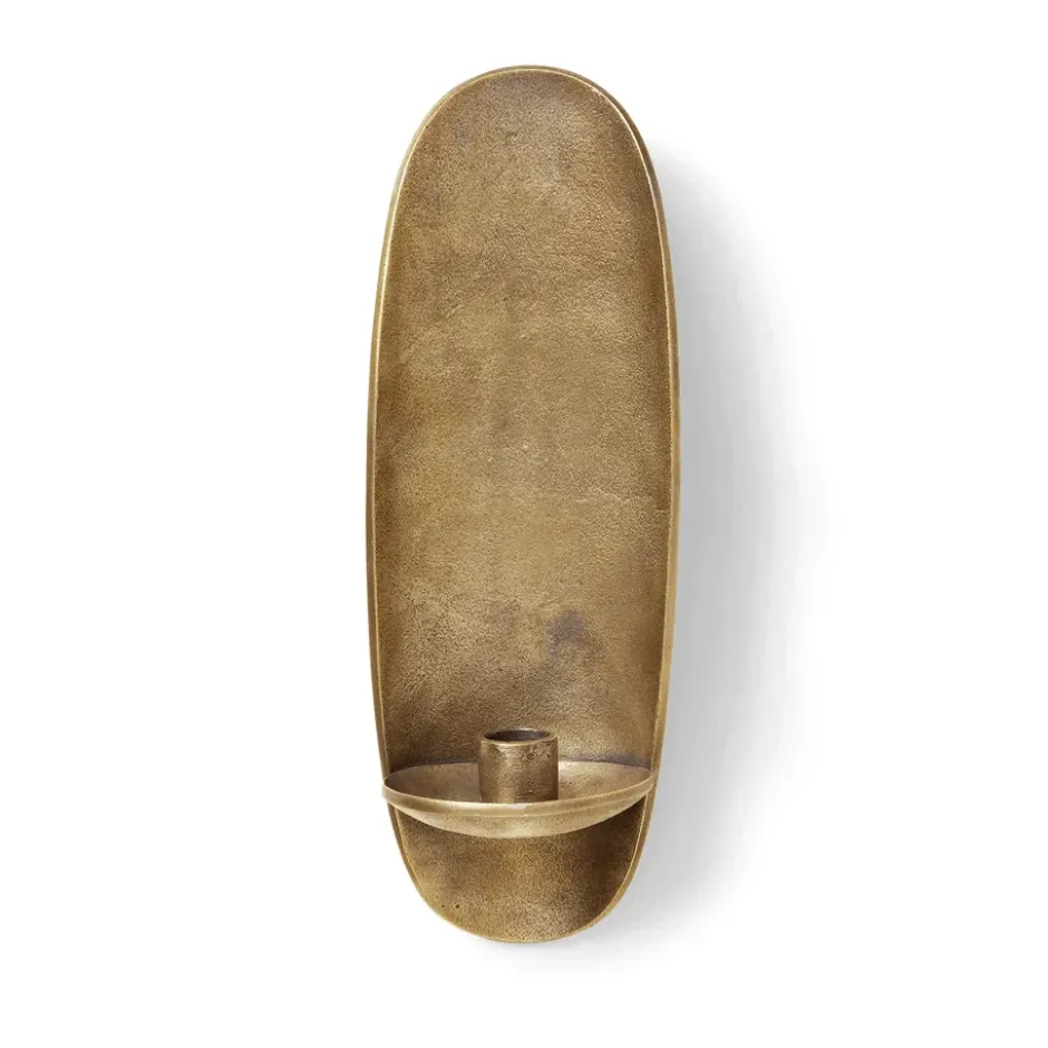 Agapé väggljusstake, Brass finish