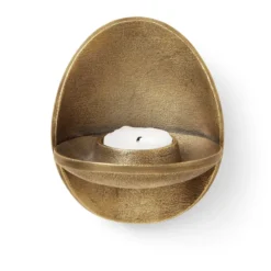 Agapé värmeljushållare vägg, Brass finish