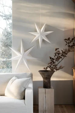 Aino slim julstjärna vit, 60 cm