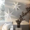 Aino slim julstjärna vit, 44 cm