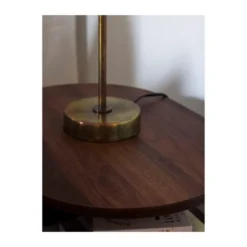 Aira bordslampa, Bränd mässing, 46 cm