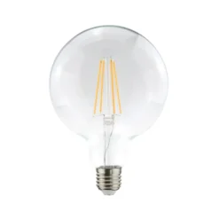 Airam Filament LED-glob 125mm ljuskälla, klar, dimbar e27, 4w
