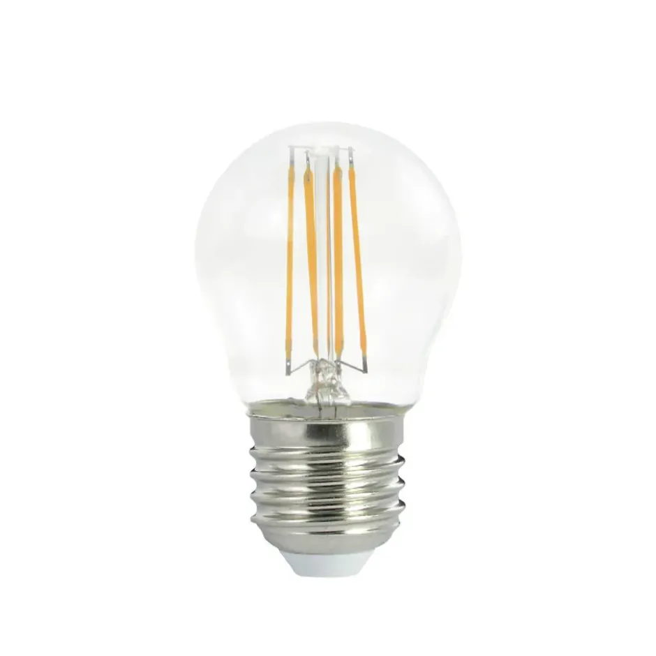 Airam Filament LED klot E27 ljuskälla, klar, med minne, p45 e27, 5w