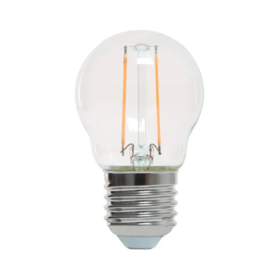 Airam Filament LED- klotlampa E27, klar, ej dimbar, 2,5w