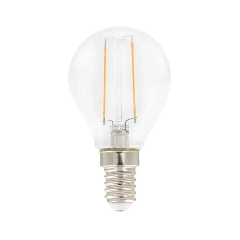 Airam Filament LED- klotlampa ljuskälla, klar, ej dimbar e14, 2w