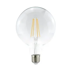 Airam Filament LED 3-stegs dimring-glob ljuskälla, klar, med minne, 125mm e27, 7w