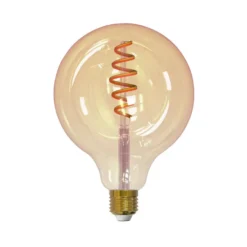 Airam Smarta Hem Filament LED-glob ljuskälla, amber, 125mm, spiral e27, 6w