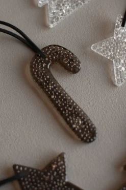 Airy hanging candy cane dekorationshänge, Brown