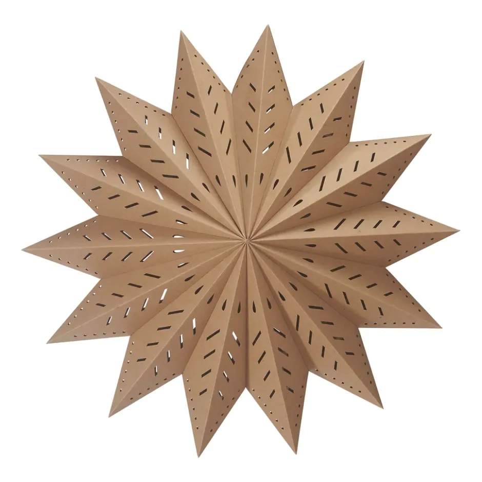 Alfa adventsstjärna brun, Brun, 60 cm