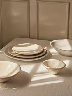 Alfredo serveringsfat Ø30 cm, Beige
