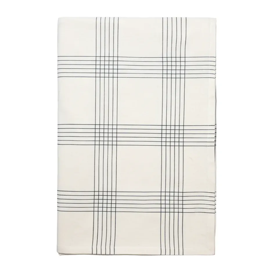Alice bordsduk, 160x300 cm, Black-Natural