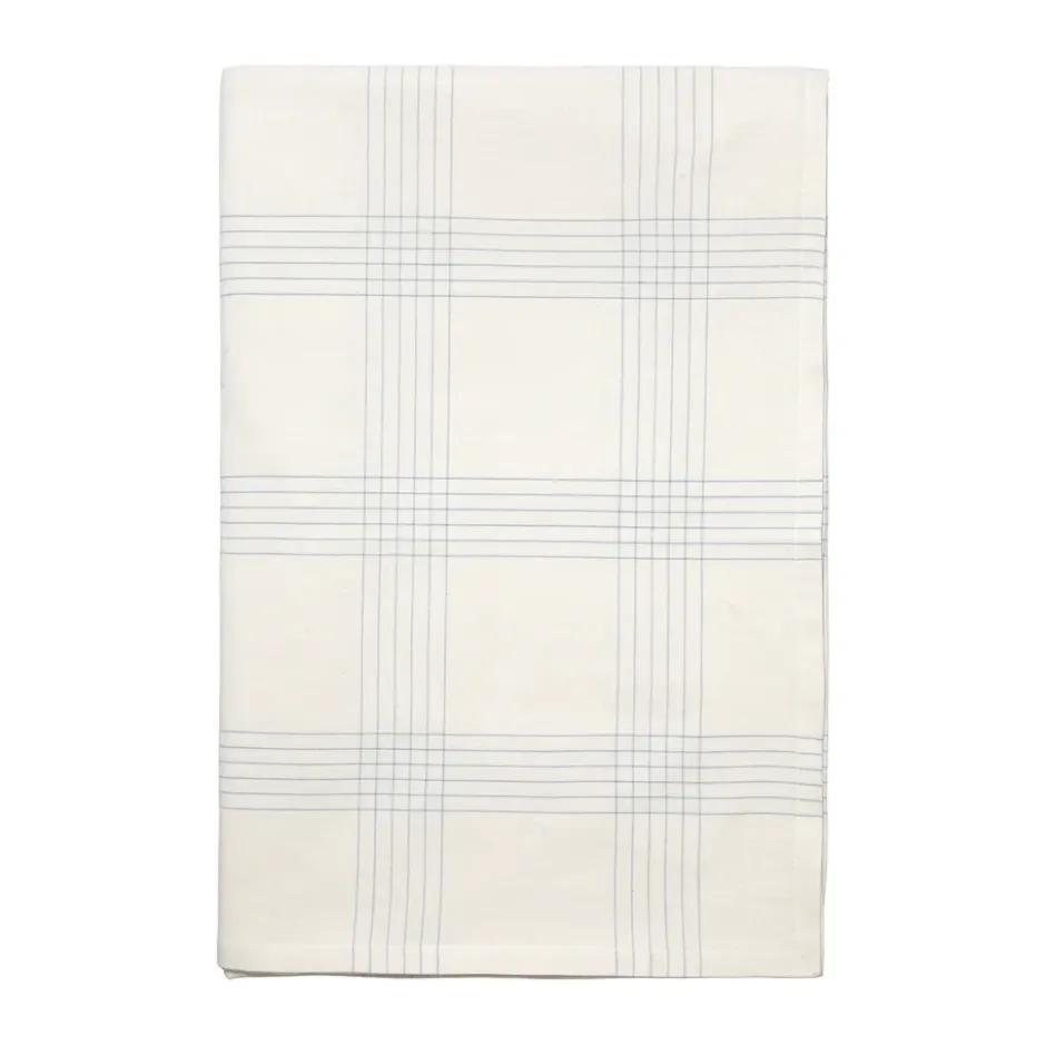 Alice bordsduk, 160x300 cm, Dusty blue-Natural
