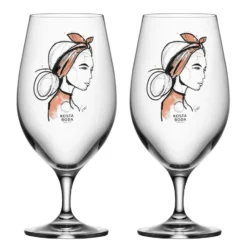 All about you ölglas 40 cl 2-pack, Near you beer (rusty orange)