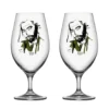 All about you ölglas 40 cl 2-pack, Want him (grön)