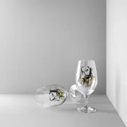 All about you ölglas 40 cl 2-pack, Want him (grön)