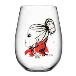 All about you tumblerglas 57 cl 2-pack, want you (röd)