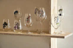 All about you tumblerglas 57 cl 2-pack, Love him (grå)