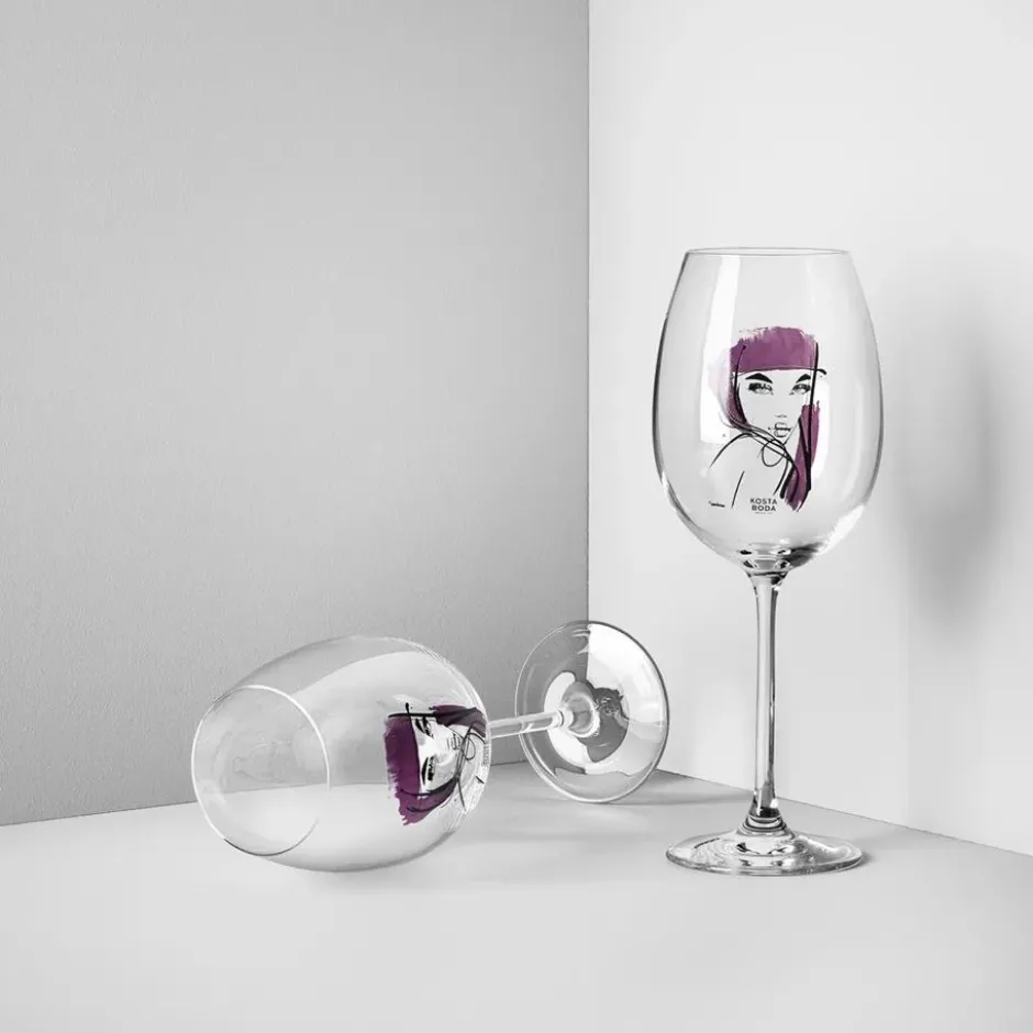All about you vinglas 52 cl 2-pack, purpurröd