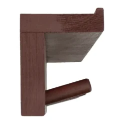 Alley knopplist med hylla, Burgundy