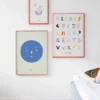 Alphabet Spaghetti ENG Multi-colour poster, 50x70 cm
