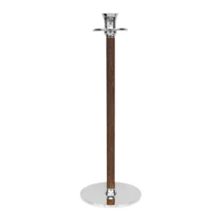 Alto Basso ljusstake 30 cm, Förnicklad mässing