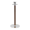 Alto Basso ljusstake 35 cm, Förnicklad mässing