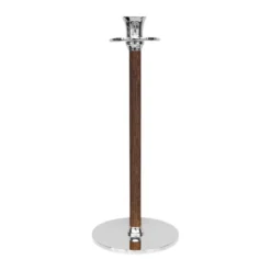 Alto Basso ljusstake 35 cm, Förnicklad mässing