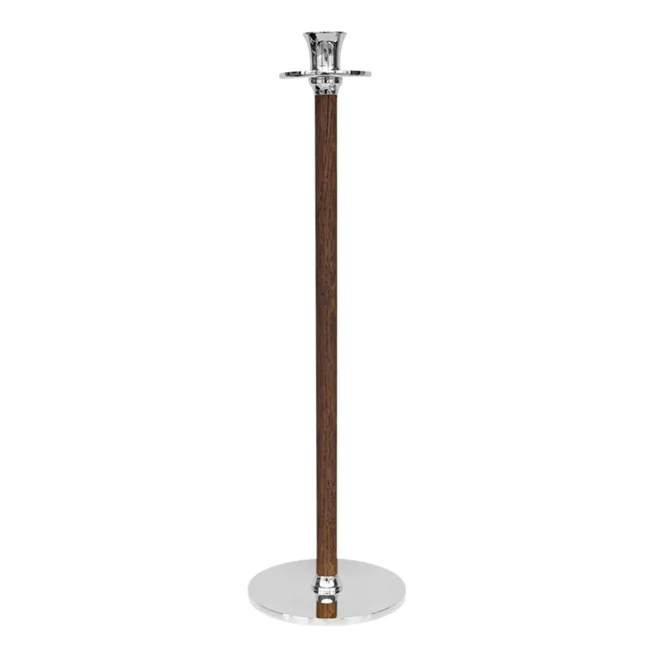 Alto Basso ljusstake, Förnicklad mässing