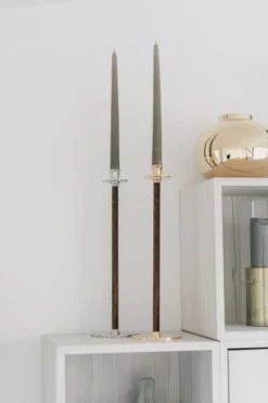 Alto Basso ljusstake, Solid mässing