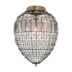 Amadeus plafond Ø30 cm, Antikmässing