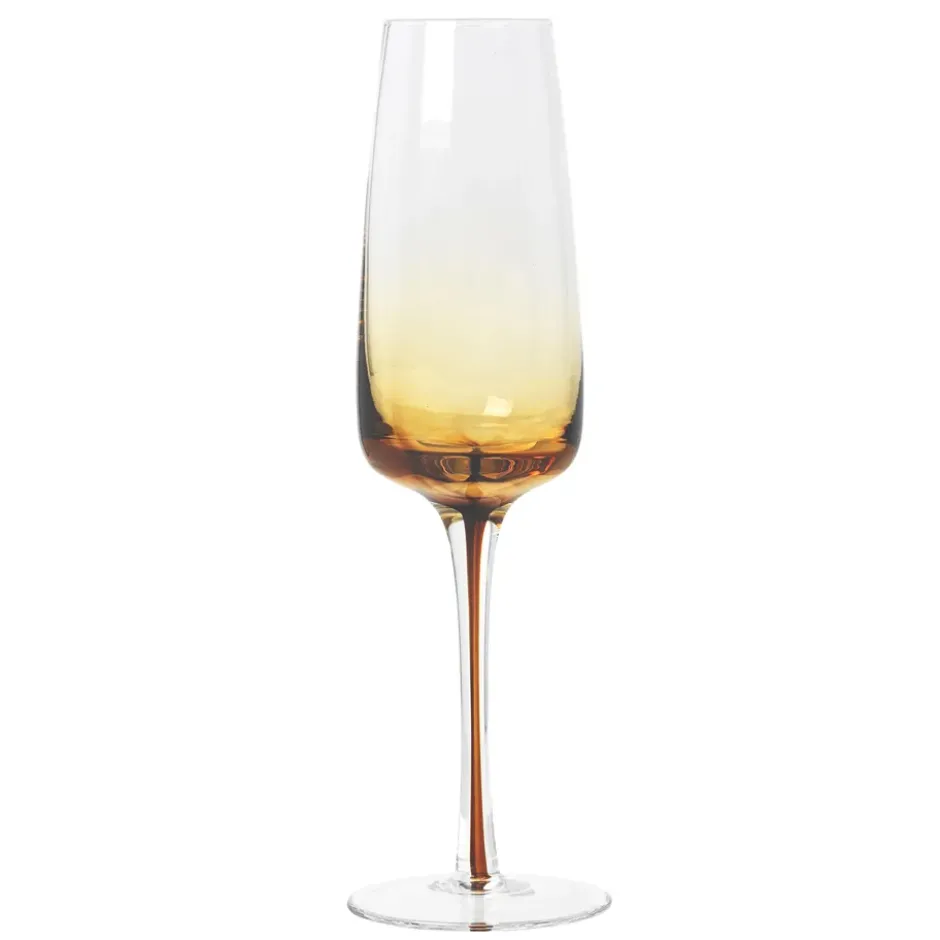 Amber champagneglas, 20 cl