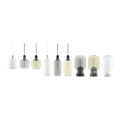 Amp lampa liten, vit