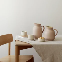 Amphora lock till termoskanna, Soft peach-gold