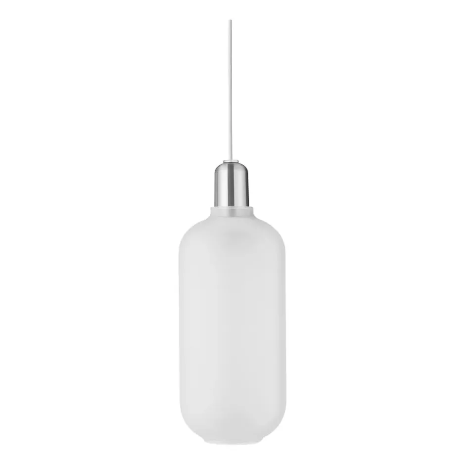 Amp lampa stor, Matt-vit