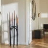 Angui ljusstake 92 cm, Svart-guld