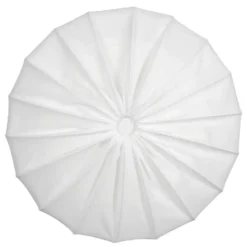 Anna plafond linne Ø80 cm, Vit