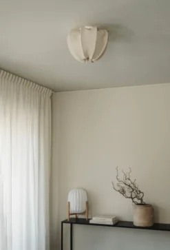 Anna plafond mini Ø30 cm, Natural linen