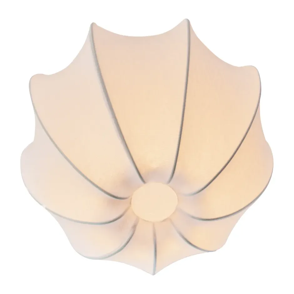 Anna plafond mini Ø30 cm, White cotton