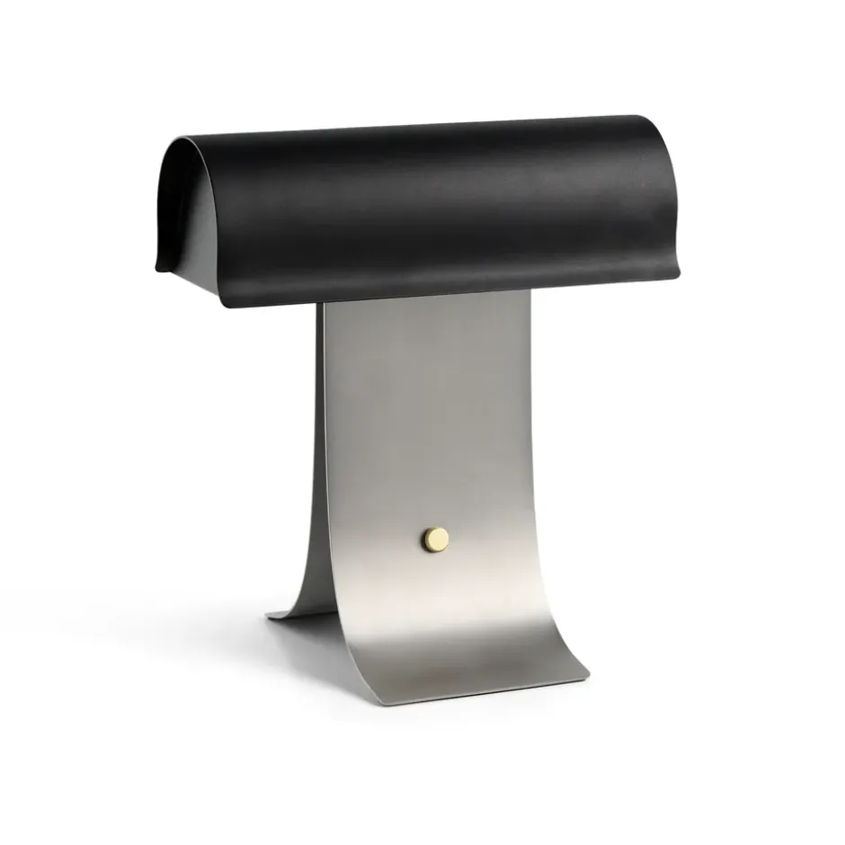 Archive bordslampa 25 cm, Black steel
