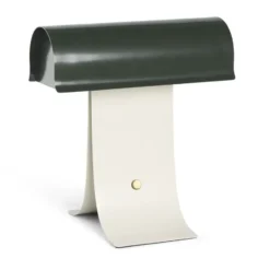 Archive bordslampa 25 cm, Dark green light grey